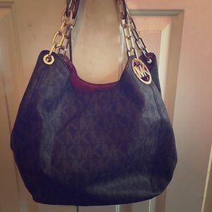 Michael Kors Fulton Large Leather Shoulder bag